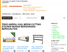 Tablet Screenshot of mesin-cuttingsticker.com